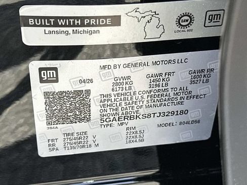 New 2026 Buick Enclave Sport Touring w/ Power Package FWD image 19