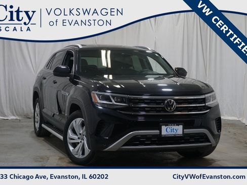 Certified 2021 Volkswagen Atlas Cross Sport SEL w/ Cross Sport MDO Package image 1