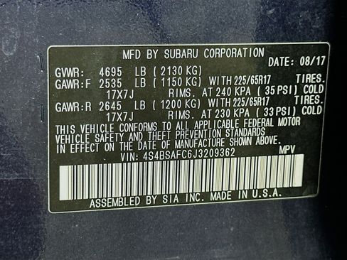 Used 2018 Subaru Outback 2.5i Premium image 12