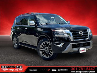 Used 2021 Nissan Armada Platinum w/ Captain's Chairs Package