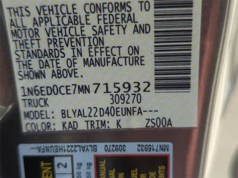 Used 2021 Nissan Frontier SV image 36