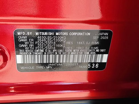 New 2026 Mitsubishi Eclipse Cross Ralliart AWD/4WD image 27