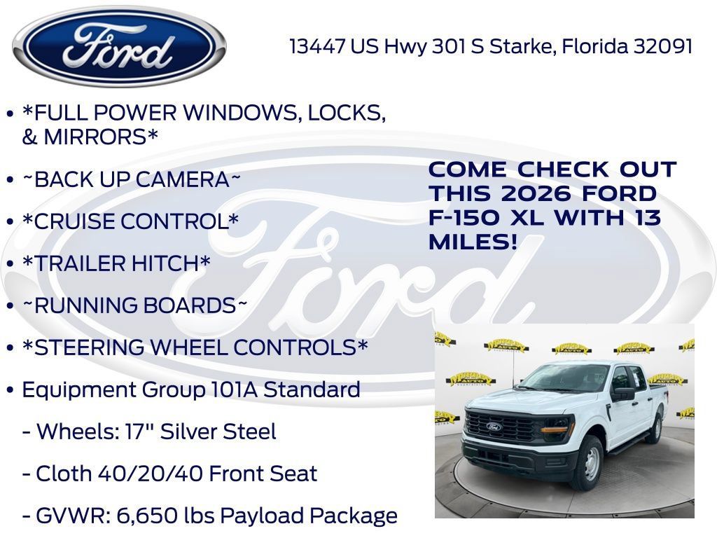 New 2026 Ford F150 XL AWD/4WD image 10