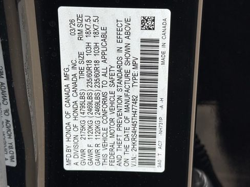 Certified 2026 Honda CR-V EX image 30