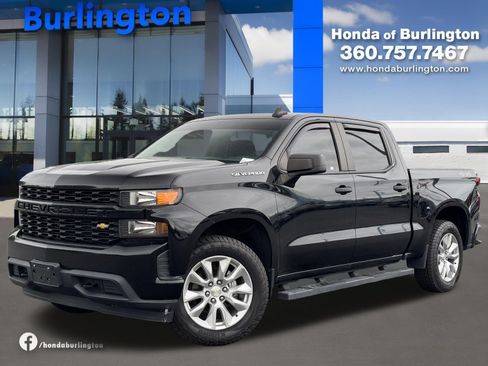 Used 2020 Chevrolet Silverado 1500 Custom w/ Custom Value Package AWD/4WD image 1
