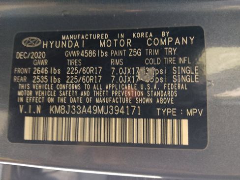 Used 2021 Hyundai Tucson Value w/ Cargo Package FWD image 33