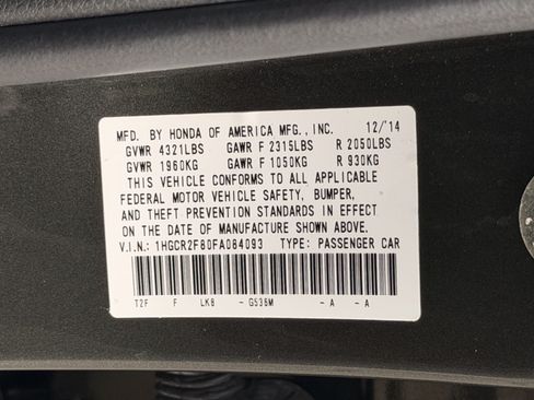 Used 2015 Honda Accord EX-L image 29