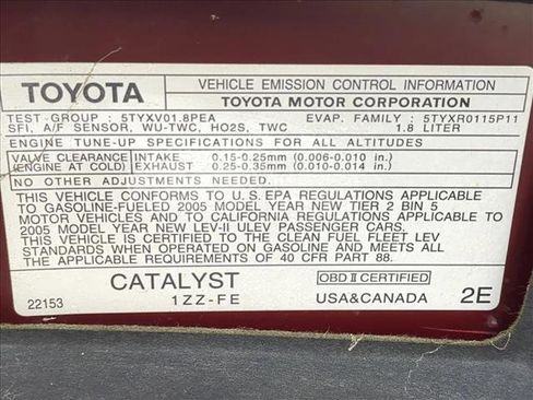 Used 2005 Toyota Corolla CE image 24