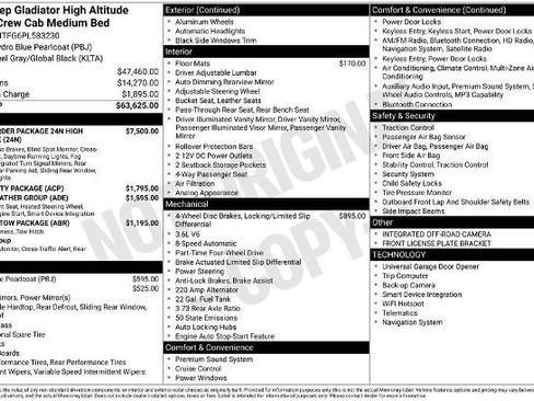 Used 2023 Jeep Gladiator Overland image 14