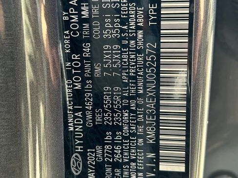 Used 2022 Hyundai Tucson Limited image 62