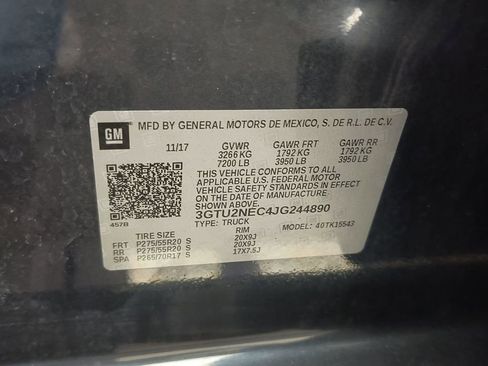 Used 2018 GMC Sierra 1500 SLT w/ SLT Premium Package AWD/4WD image 17