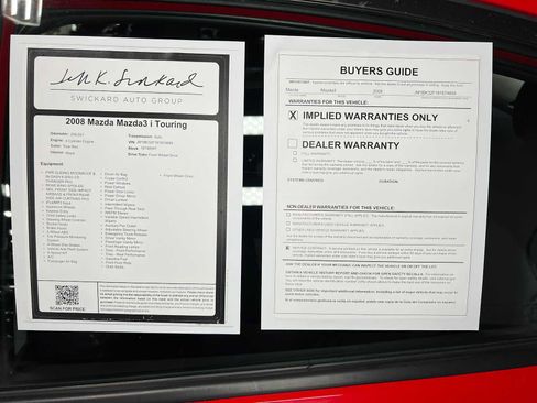 Used 2008 MAZDA MAZDA3 i Touring FWD image 35