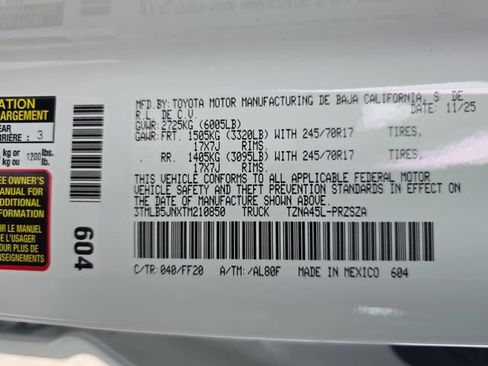 New 2026 Toyota Tacoma SR5 image 34