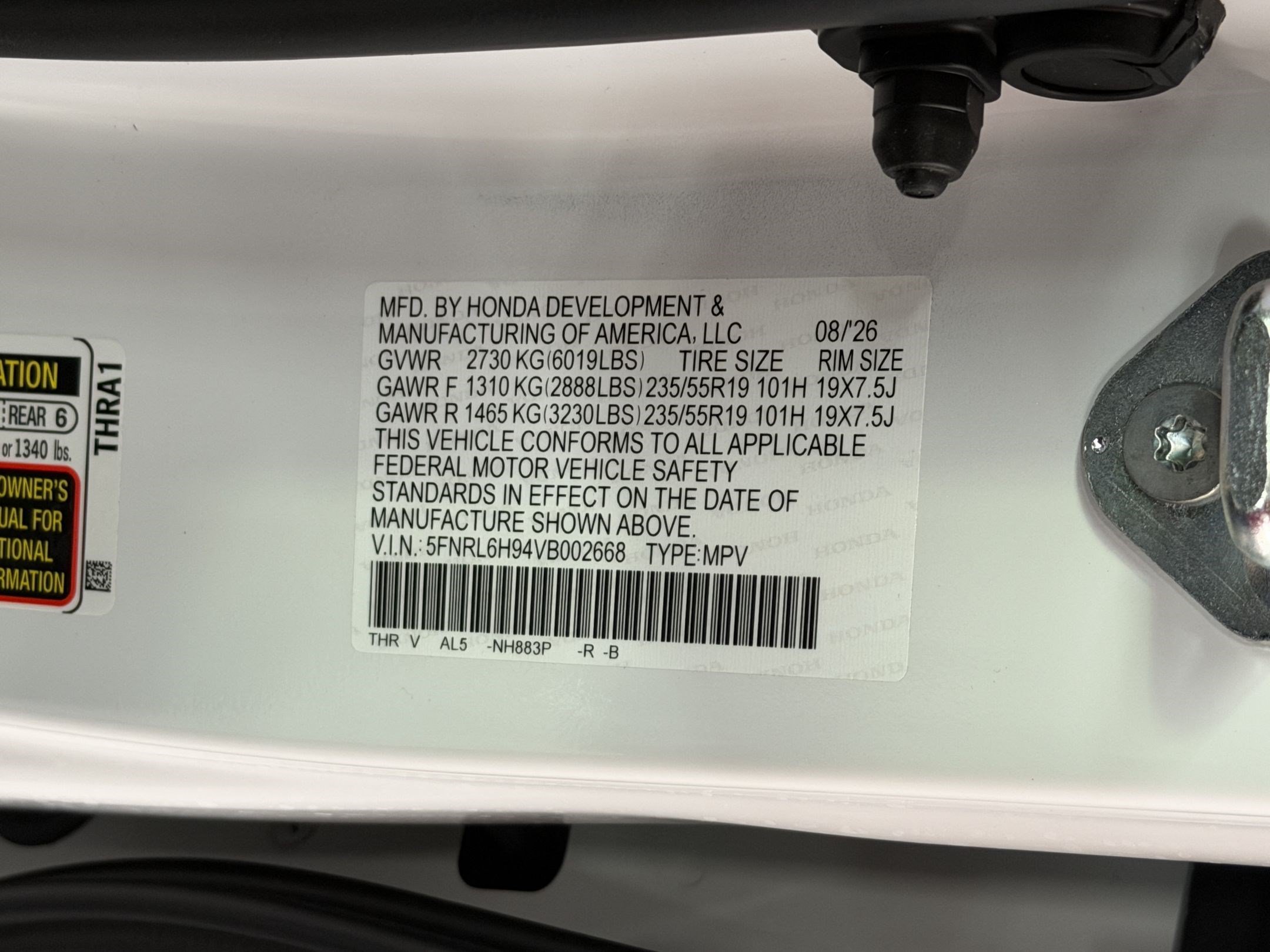 New 2027 Honda Odyssey Elite image 27