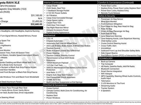Used 2023 Toyota RAV4 XLE image 38