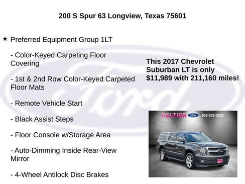 Used 2017 Chevrolet Suburban LT image 10