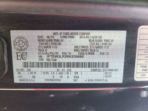 Used 2024 Ford F150 STX w/ STX Black Appearance Package image 42