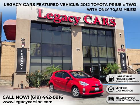 Used 2012 Toyota Prius C Two FWD image 2
