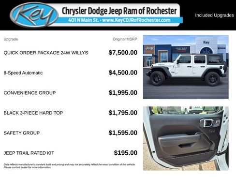 New 2025 Jeep Wrangler Unlimited Sport AWD/4WD image 3