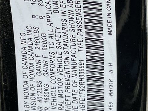 Certified 2024 Honda Civic Touring image 31