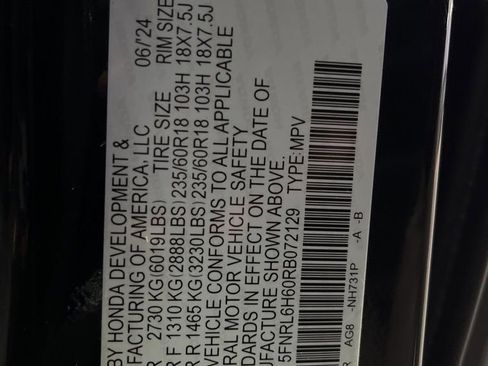 Used 2024 Honda Odyssey EX-L image 10