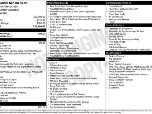 Used 2017 Hyundai Sonata Sport w/ Cargo Package FWD image 39