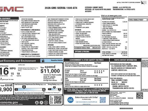 New 2026 GMC Sierra 1500 AT4 w/ Technology Package image 5