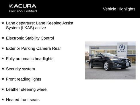 Certified 2021 Acura ILX image 13