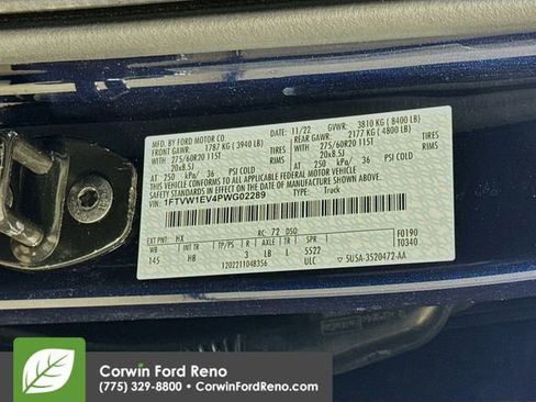 Certified 2023 Ford F150 Lightning Lariat w/ Equipment Group 511A High image 34