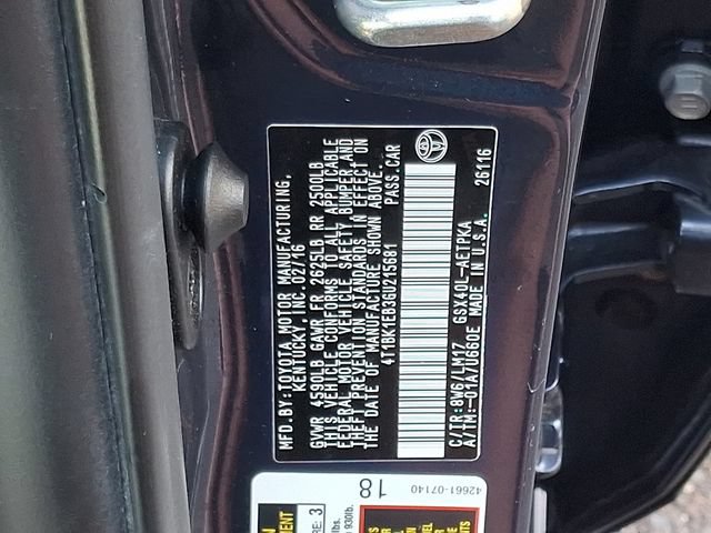 Used 2016 Toyota Avalon Limited w/ Toyota Safety Sense Package FWD image 28