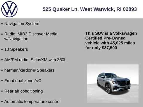 Certified 2024 Volkswagen Atlas SEL Premium R-Line AWD/4WD image 7