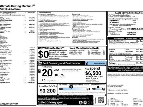 Used 2025 BMW 760i xDrive w/ Executive Package image 51