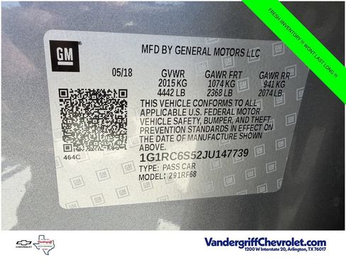 Used 2018 Chevrolet Volt LT FWD image 30