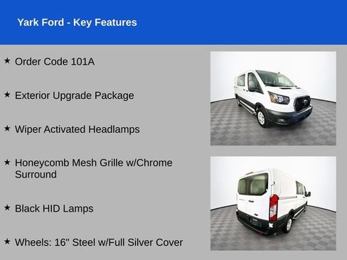 Certified 2025 Ford Transit 250 Low Roof w/ Exterior Upgrade Package RWD image 2