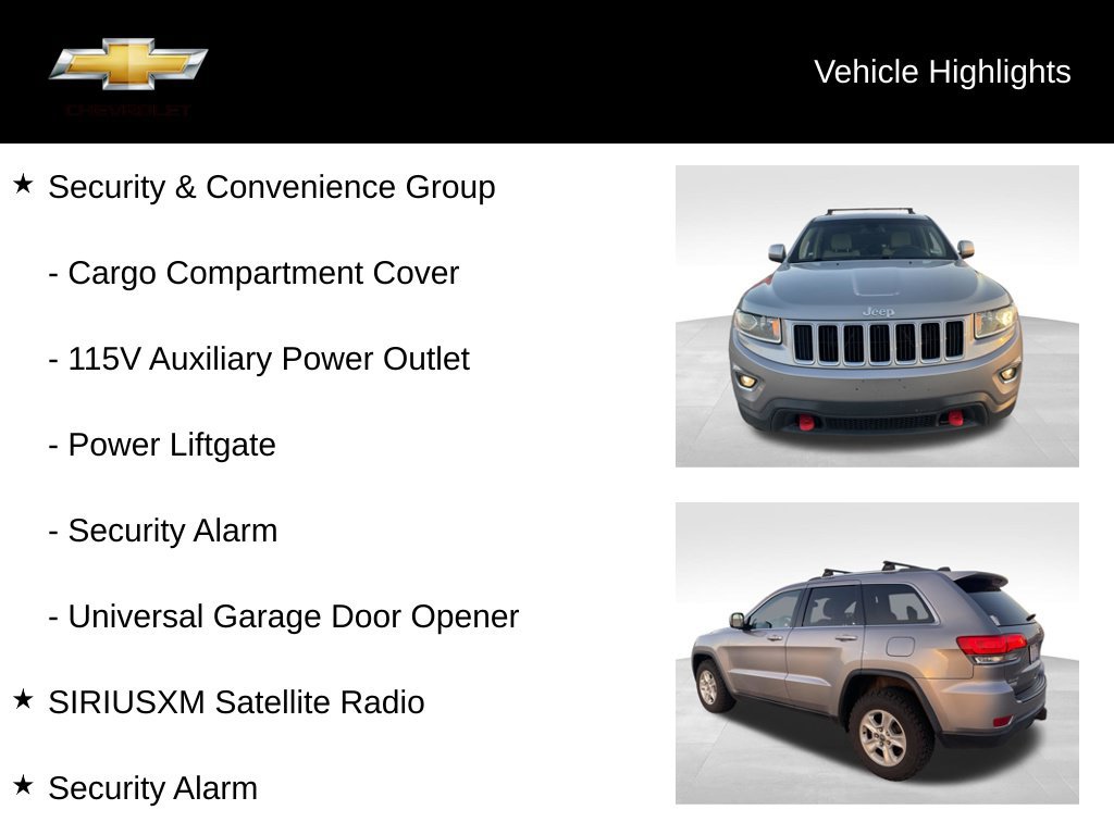 Used 2014 Jeep Grand Cherokee Laredo w/ Security & Convenience Group AWD/4WD image 21