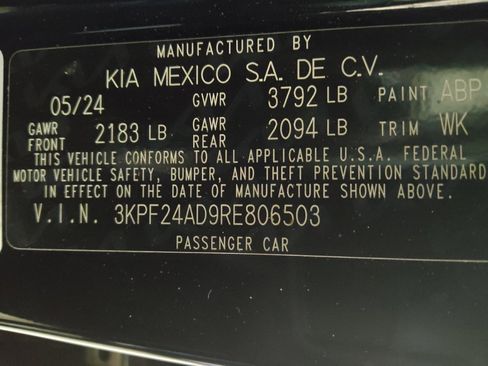 Used 2024 Kia Forte LXS FWD image 33