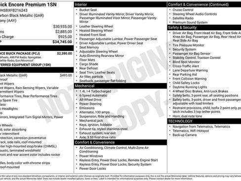 Used 2015 Buick Encore Premium w/ Experience Buick Package image 7