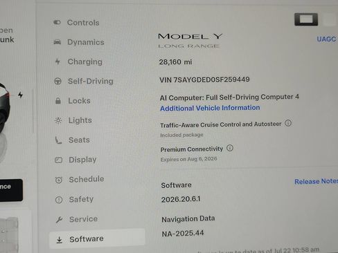 Used 2025 Tesla Model Y Long Range RWD image 2