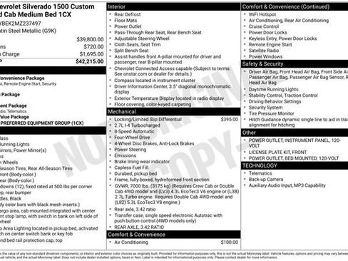 Used 2021 Chevrolet Silverado 1500 Custom AWD/4WD image 7