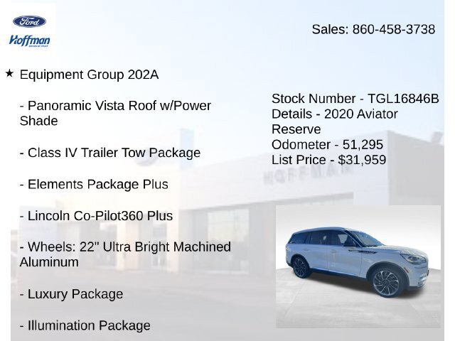Used 2020 Lincoln Aviator Reserve w/ Equipment Group 202A AWD/4WD image 5