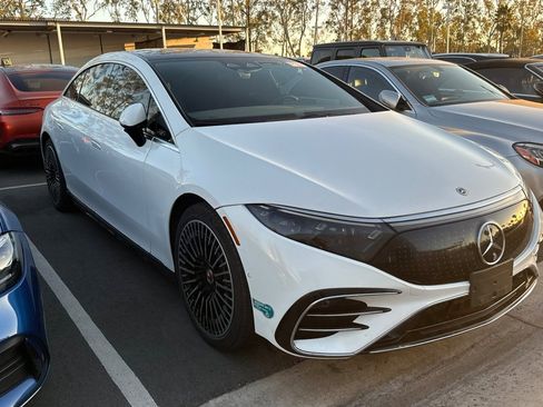 Certified 2022 Mercedes-Benz EQS 450+ Sedan w/ AMG Line Exterior image 11