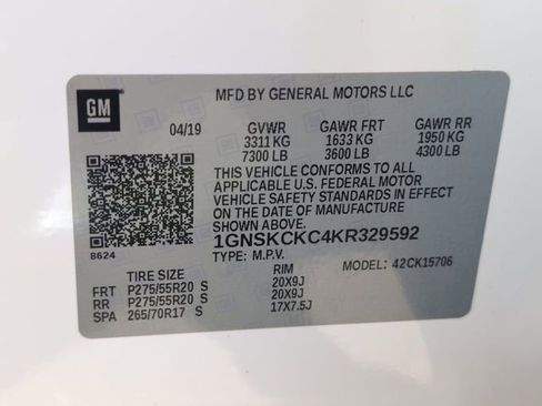 Certified 2019 Chevrolet Tahoe Premier AWD/4WD image 40