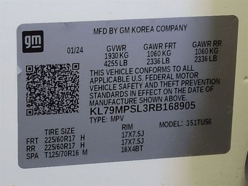 Certified 2024 Chevrolet TrailBlazer LT w/ LT Cold Weather Package image 31