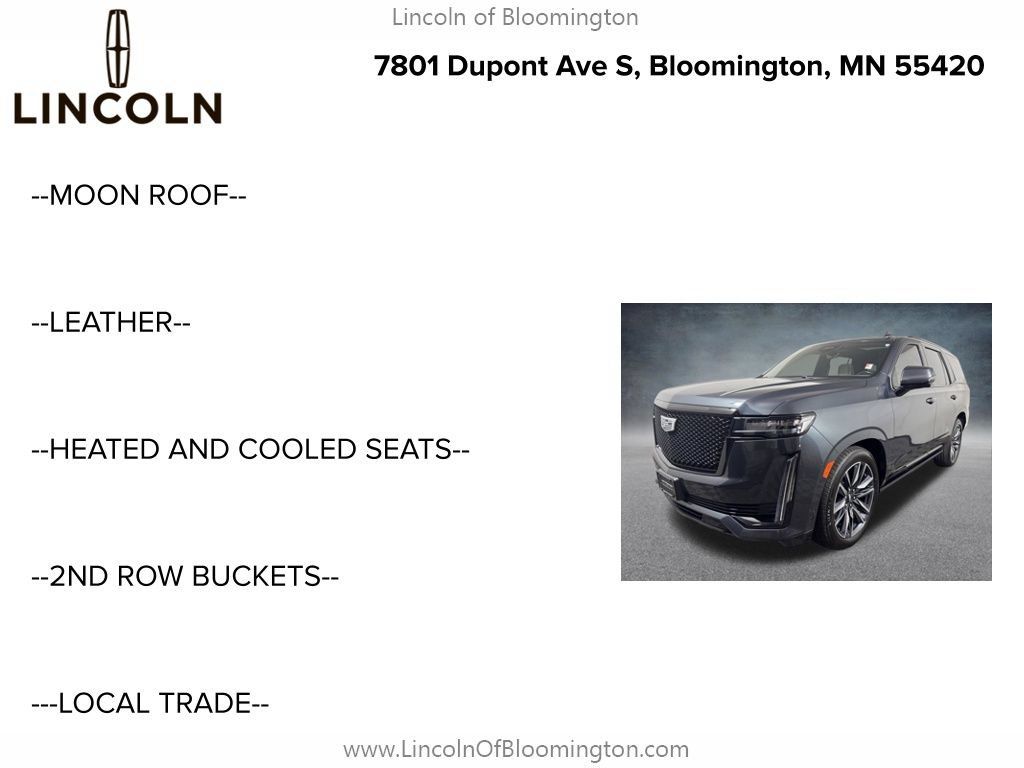 Used 2022 Cadillac Escalade Sport w/ Touring Package AWD/4WD image 5
