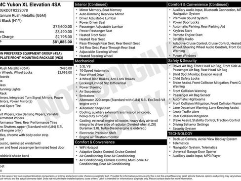New 2026 GMC Yukon XL Elevation AWD/4WD image 25