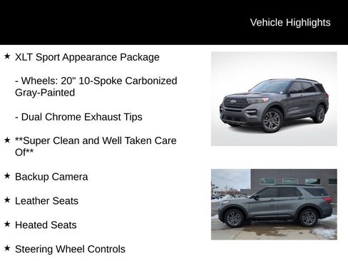 Used 2023 Ford Explorer XLT w/ Equipment Group 202A image 11