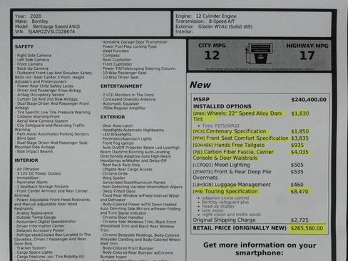 Used 2020 Bentley Bentayga Speed image 8