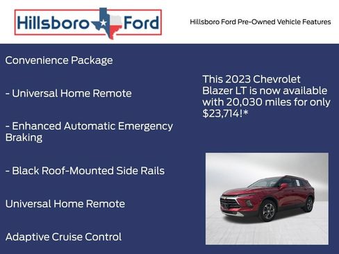 Used 2023 Chevrolet Blazer LT w/ Convenience Package FWD image 9