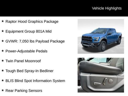 Used 2019 Ford F150 Raptor w/ Equipment Group 801A Mid image 8