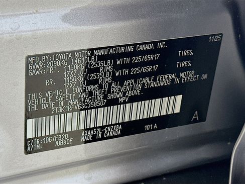 Used 2025 Toyota RAV4 LE image 12